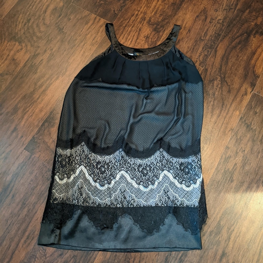KLD Signature Lace Layered Tunic